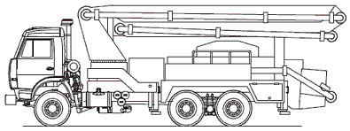 Автобетононасос ABN-65-21 - внешний вид 2