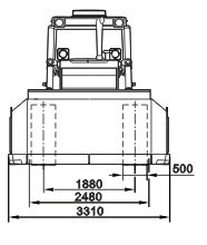Бульдозер CHTZ-Uraltrack-B10M1 - габариты 2